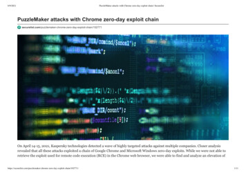 PuzzleMaker Attacks With Chrome Zero-day Exploit Chain
