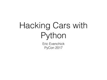 Hacking Cars With Python - Evenchick