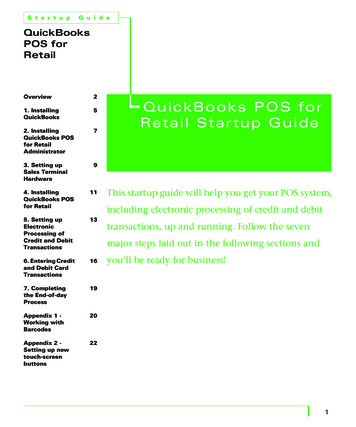 QuickBooks Point Of Sale For Retail Startup Guide