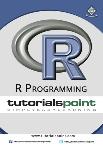 R Programming - Tutorialspoint