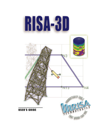 RISA-3D Version 4-5 Tutorial