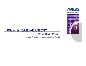 What Is RAID--BASICS? - PARALLEL.RU