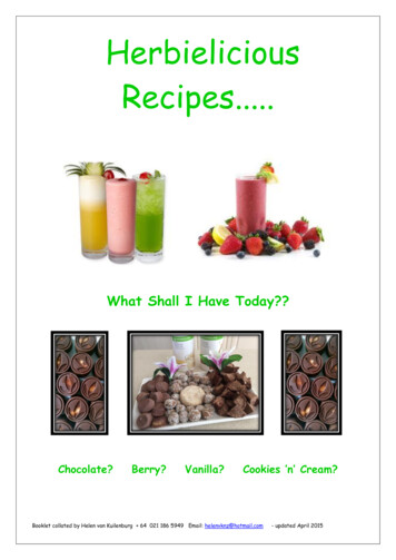 Herbielicious Recipes - Weebly