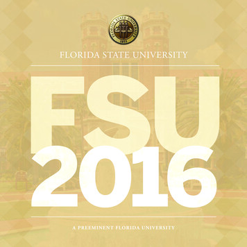 FLORIDA STATE UNIVERSITY - FSU Alumni Association