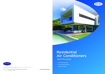 Residential Air Conditioners - Carrier