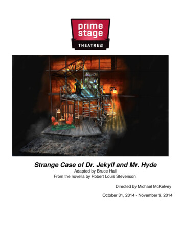 Strange Case Of Dr. Jekyll And Mr. Hyde - Prime Stage