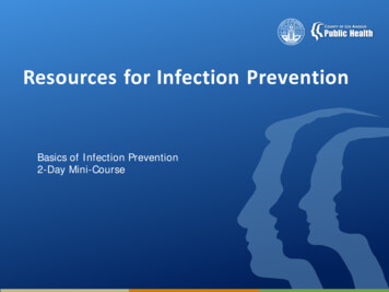 Resources For Infection Prevention - Los Angeles County, California