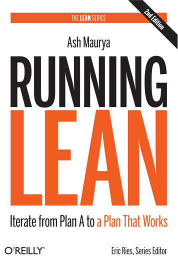 Running Lean, Second Edition - ZIP Launchpad SDSU