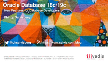 Oracle Database 18c/19c - Philipp Salvisberg's Blog