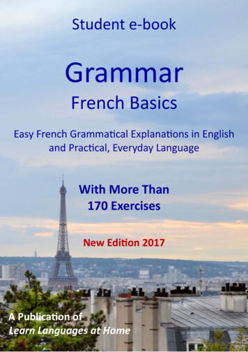 Sample Basics Grammar Book - Learn French On Skype Or 