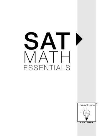SAT Math Essentials - XtremePapers