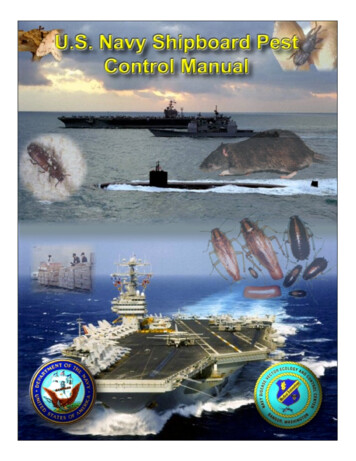 Us Navy Shipboard Pest Control Manual - Hnsa