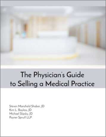 The Physician’s Guide To Selling A Medical Practice
