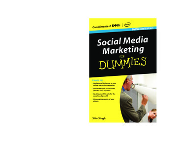 Social Media Marketing For Dummies - 1st System
