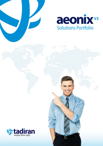 Solutions Portfolio - Framework