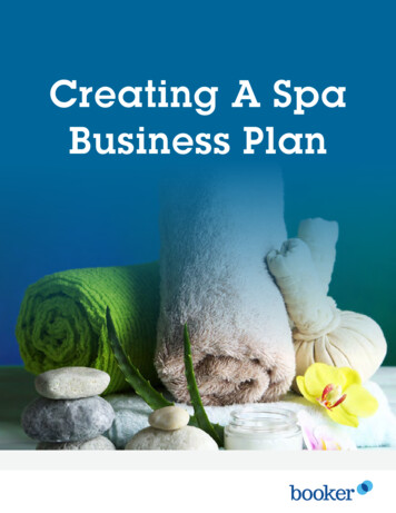 Creating A Spa Business Plan - Booker Software