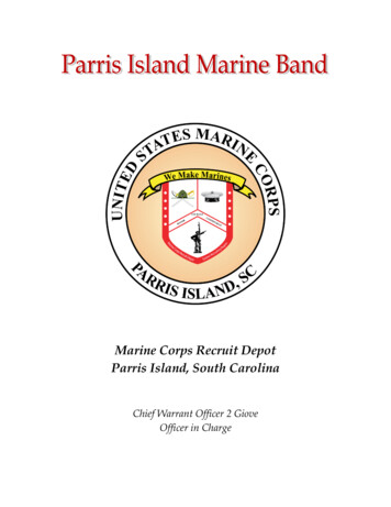 Marine Corps Recruit Depot Parris Island, South Carolina