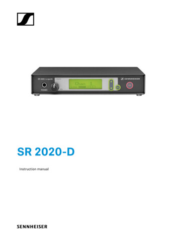 SR 2020-D - Sennheiser