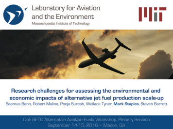 Research Challenges For Assessing The Environmental And