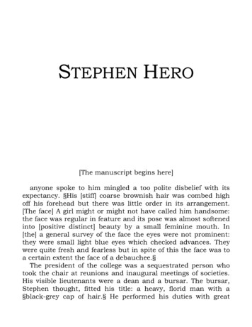 Stephen Hero - WordPress 