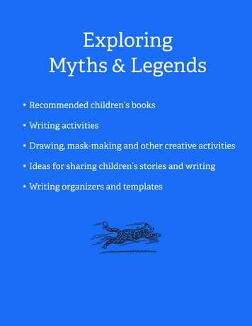 Exploring Myths & Legends - Start With A Book