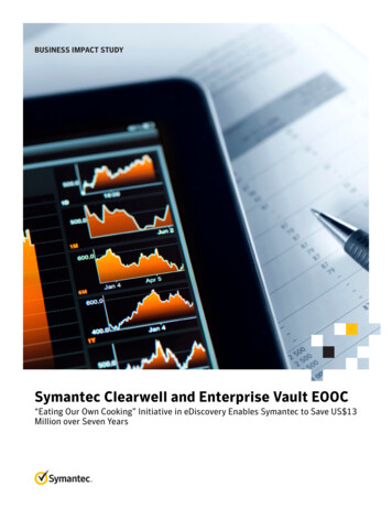 Symantec Clearwell And Enterprise Vault EOOC
