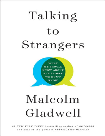 Copyright 2019 By Malcolm Gladwell Little, Brown And .