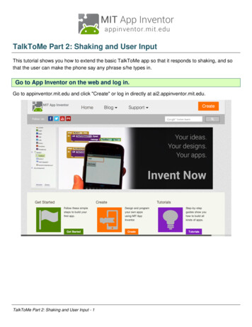 TalkToMe Part 2: Shaking And User Input