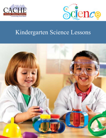 Kindergarten Science Lessons