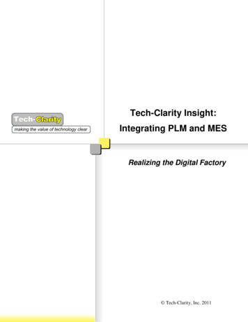 Tech-Clarity Insight: Integrating PLM And MES