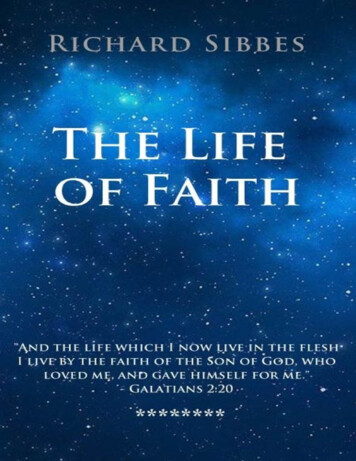 The Life Of Faith - Monergism