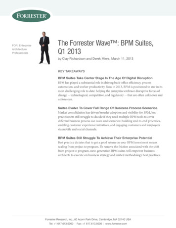 The Forrester Wave : BPM Suites,