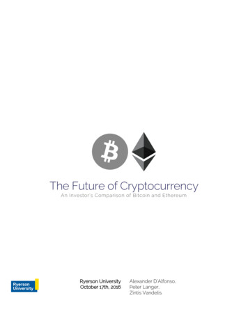 Future Of Cryptocurrency - The Economist