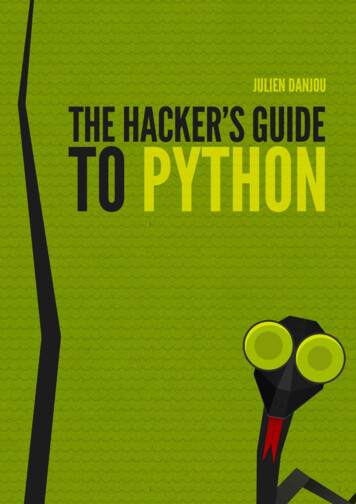 The Hacker’s Guide To Python