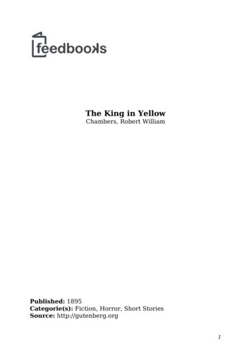 The King In Yellow - WordPress 