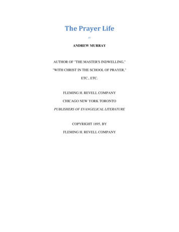 The Prayer Life - Calvary Chapel Island Of Grace