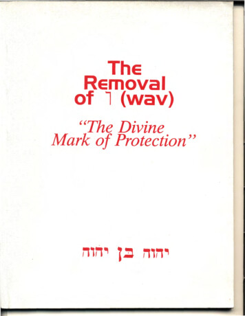 The Removal Of WAV: The Divine Mark Of Protection