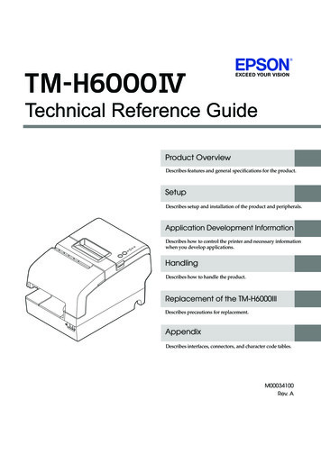 TM-H6000IV Technical Reference Guide