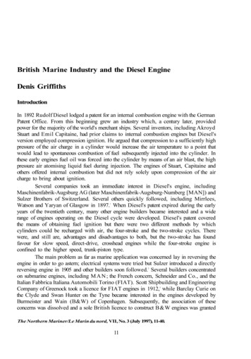 British Marine Industry And The Diesel Engine Denis Griffiths