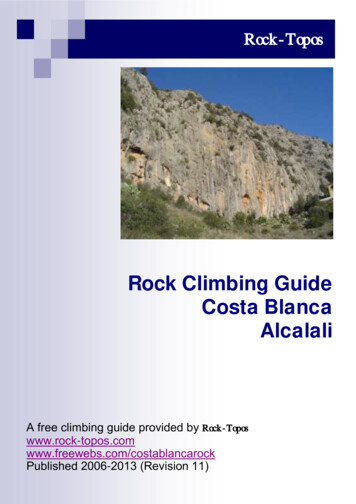 Rock Climbing Guide Costa Blanca Alcalali