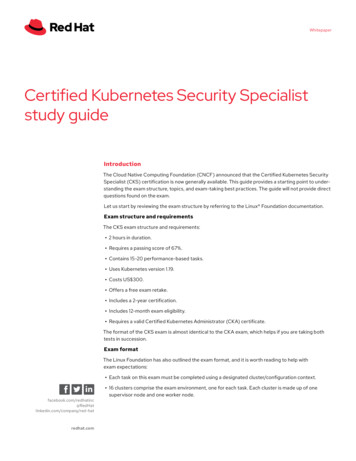 Certified Kubernetes Security Specialist Study Guide