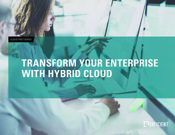 Transform Your Enterprise With Hybrid Cloud - Perficient