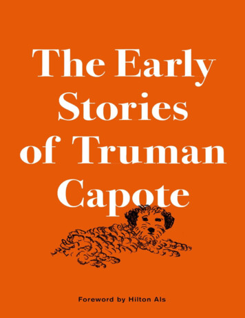 The Early Stories Of Truman Capote - Internet Archive