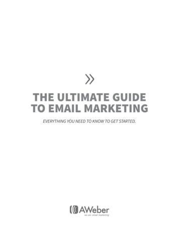 THE ULTIMATE GUIDE TO EMAIL MARKETING