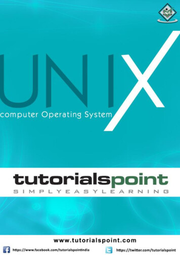 Unix - Tutorialspoint