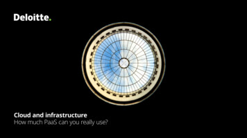 How Much PaaS Can You Really Use? - Deloitte