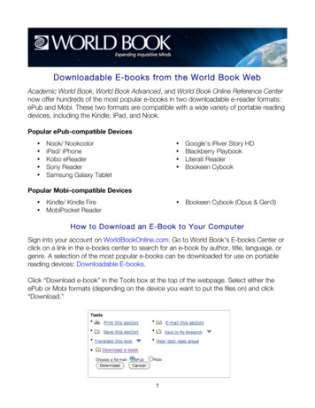  Able E-books From The World Book Web