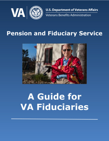 A Guide For VA Fiduciaries