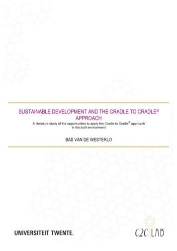 Sustainable Development And The Cradle To Cradle Approach