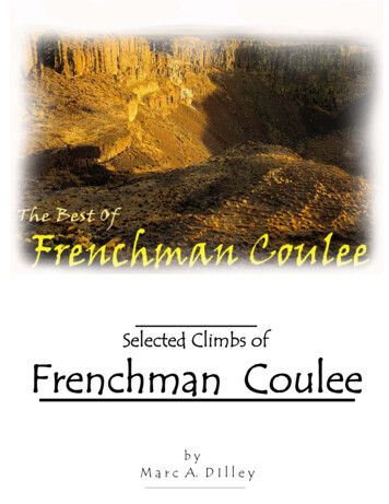 Selected Climbs Of Frenchman Coulee